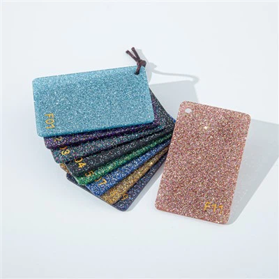 Třpytivý akrylový list